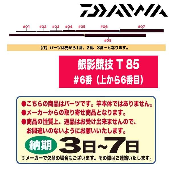 楽天カード分割 ダイワ 鮎ロッドパーツ 銀影競技 T 85 6番 上から6番目 Yt 240v カツキネットヤフー店 通販 Yahoo ショッピング 全国宅配無料 Mediquicklab Com