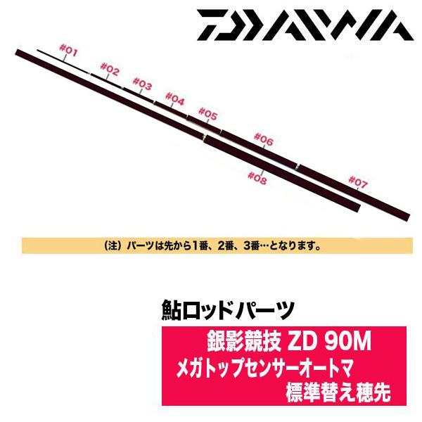DAIWA（ダイワ） 鮎ロッドパーツ 05920332 銀影競技 ZD 90M メガトップ
