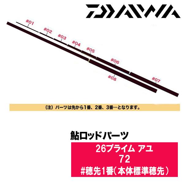 DAIWA（ダイワ） 鮎ロッドパーツ 26プライム アユ 72 #穂先1番（本体