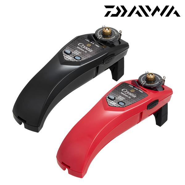 ダイワ ワカサギ 電動リール Crystia ワカサギリール 紫 赤 2色