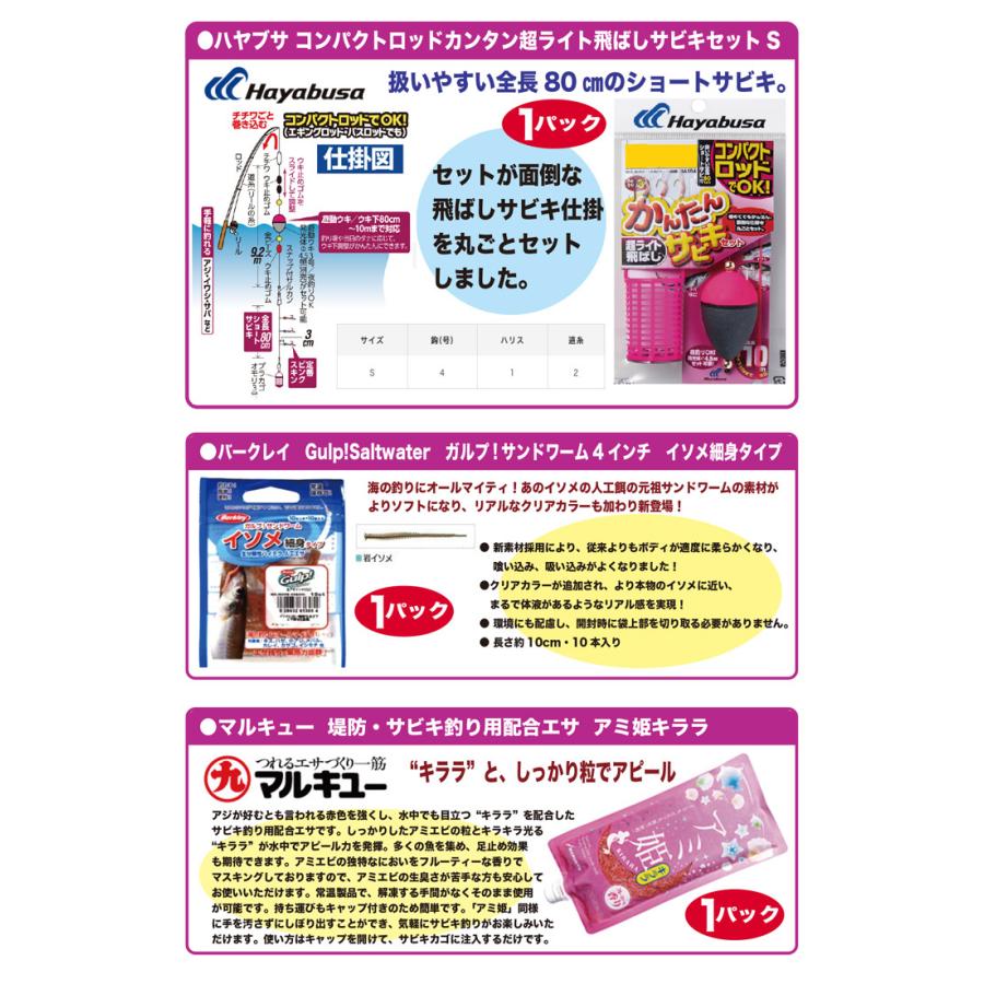 3種の釣り 堤防釣り ちょい投げ サビキ 穴釣り が楽しめる入門セット 07 Yt Teibou Family07 カツキネットヤフー店 通販 Yahoo ショッピング