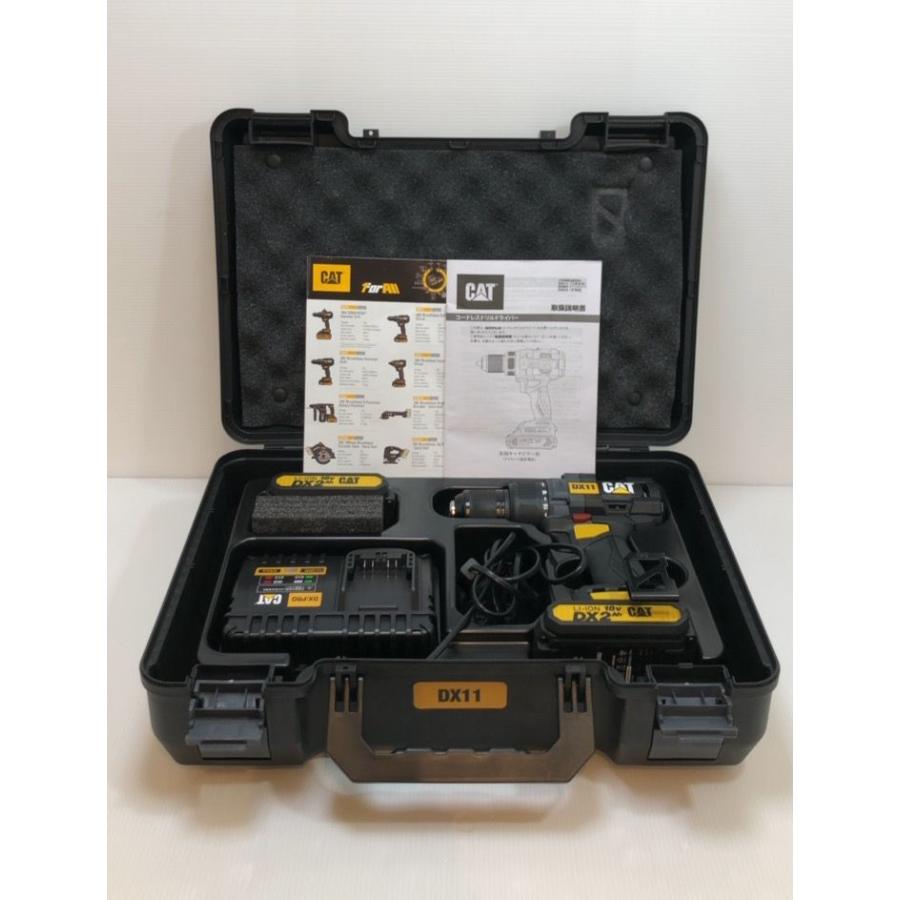 未使用品! CAT 18v 充電式 ドリルドライバー DX11 ブラシレス 未使用品! CAT 18v 充電式 ドリルドライバー DX11 ブラシレス