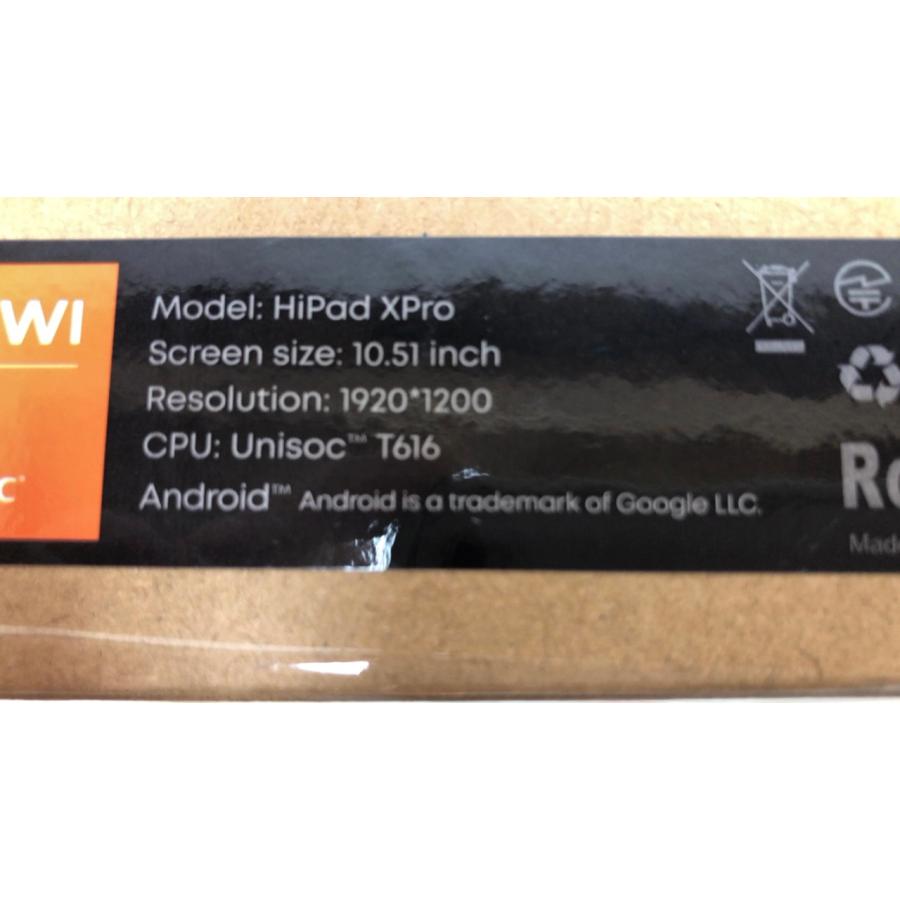 CHUWI 未使用品! 10.51インチ タブレット HiPad XPro SIMフリー CHUWI 未使用品! 10.51インチ タブレット HiPad XPro SIMフリー
