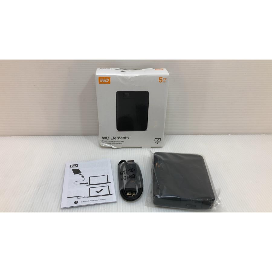 未使用品！ WD ポータブルHDD 5TB USB3.0 WD Elements Portable 