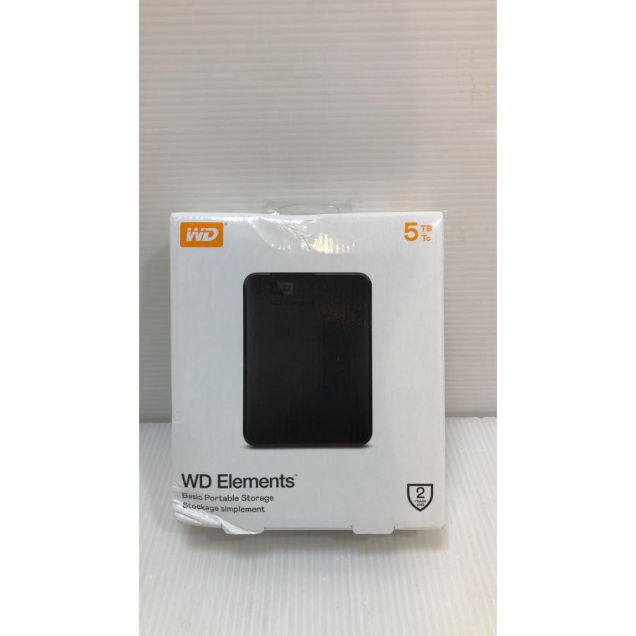 未使用品！ WD ポータブルHDD 5TB USB3.0 WD Elements Portable 