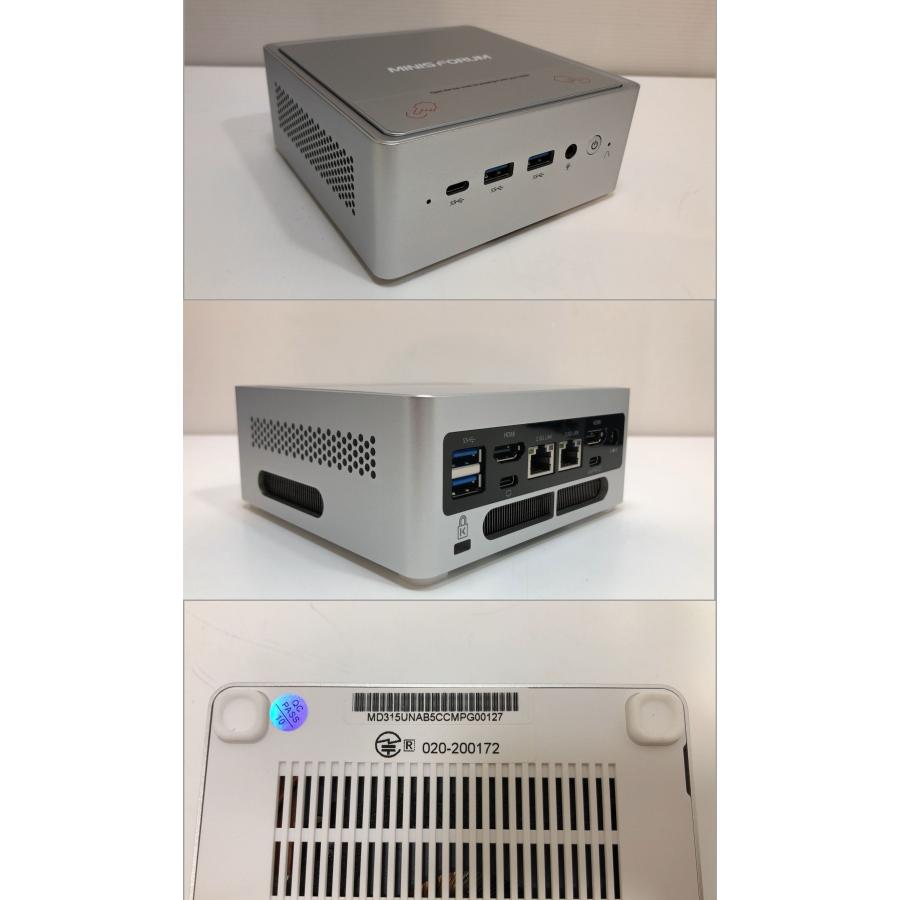 美品】Minisforum NAB5 Core i5 12450H ミニPC