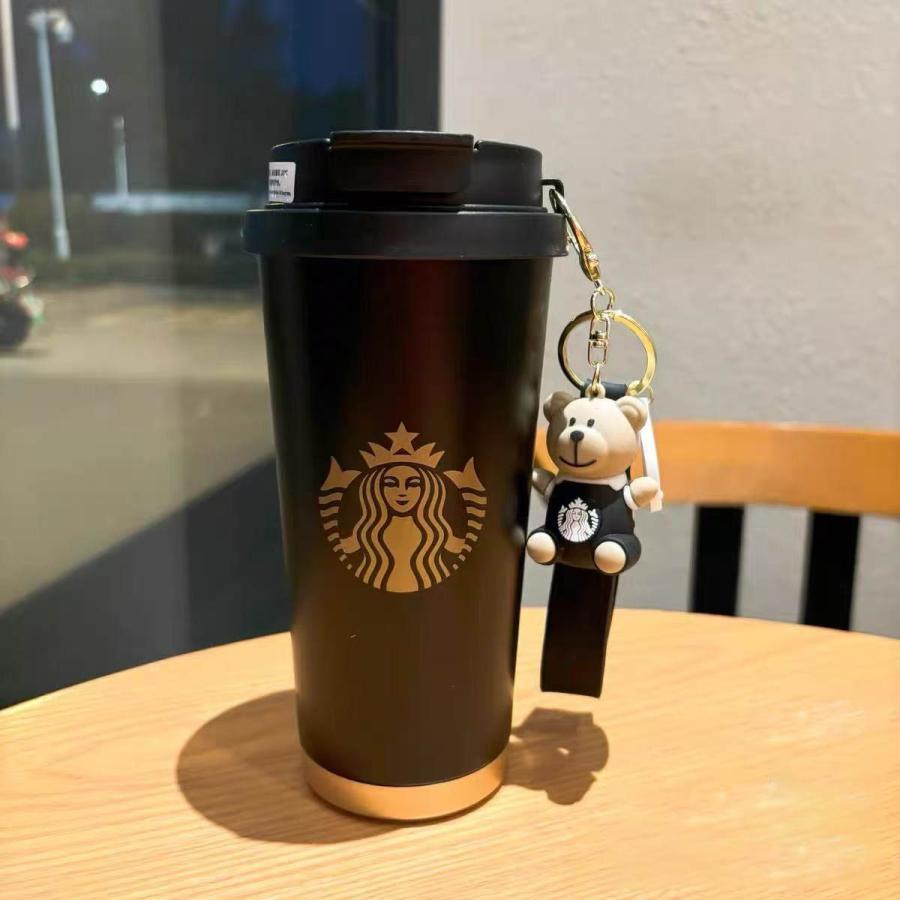 新品　アメリカ 限定　スターバックス タンブラー 水筒　チャーム付き 2026新発売 スターバ タンブラー 水筒 キーホルダー付き ステンレス