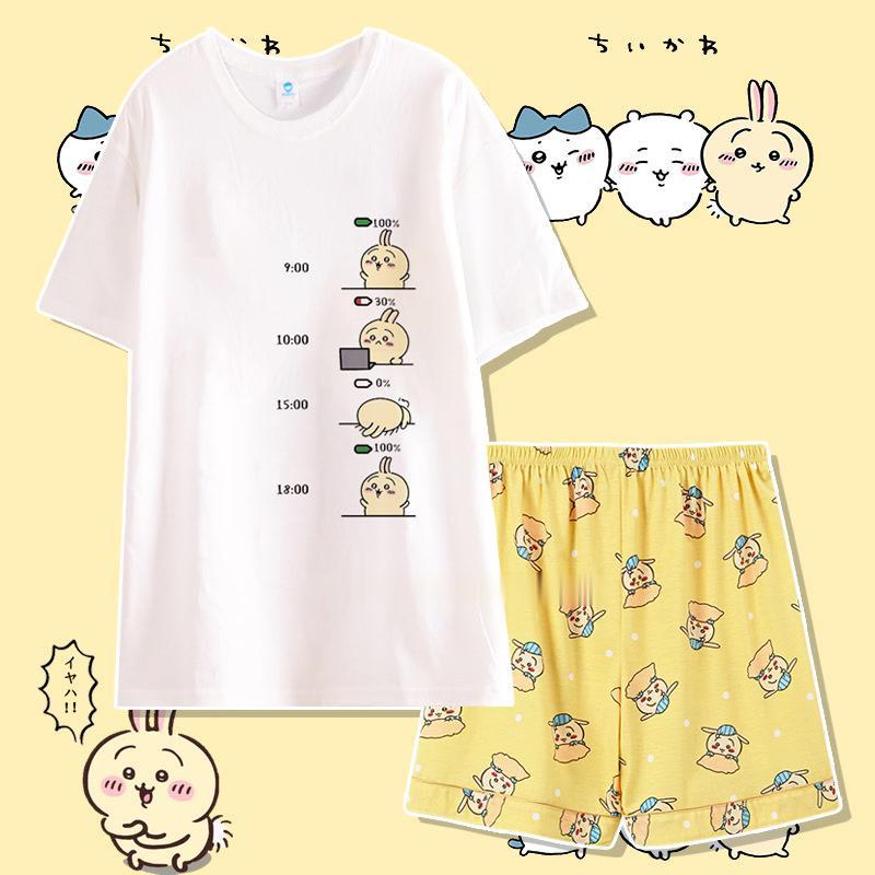 ちい ハチワレ うさぎ モモンガ パジャマ 寝間着 ルームウェア 部屋着