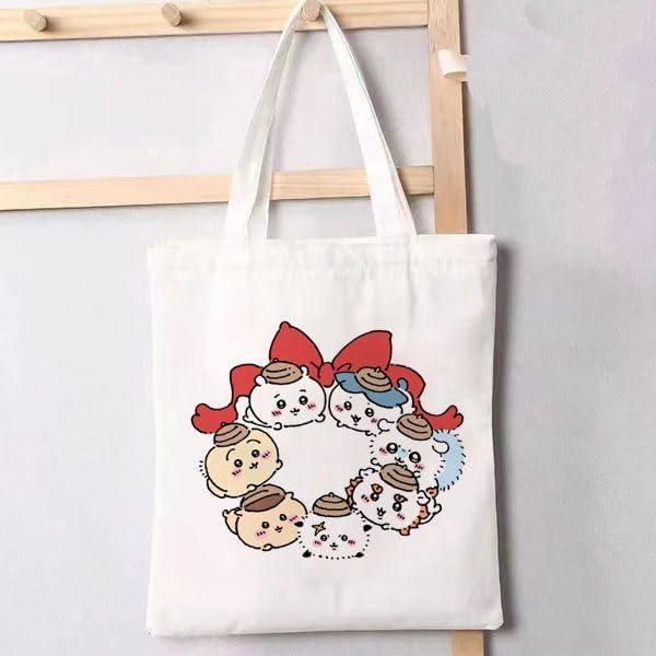 ちいかわ ハチワレ うさぎ トートバッグ キャンバスバック ショルダー