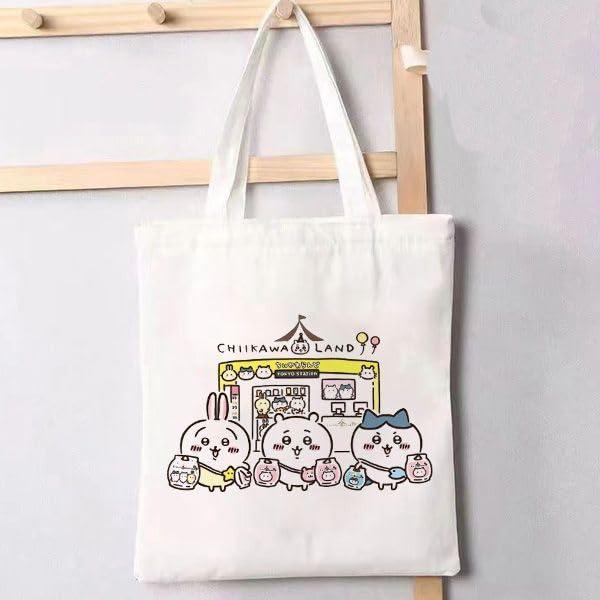 ちいかわ ハチワレ うさぎ トートバッグ キャンバスバック ショルダー
