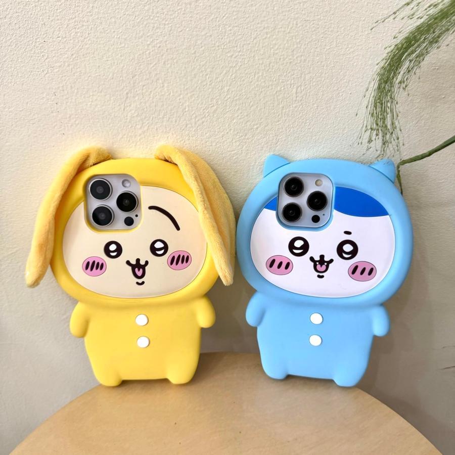 CASSETIFY ちいかわ うさぎ iPhone12pro ケース ちいかわ 15promax 用 ケース 可愛い 3D立体 iPhone14promaxかわいい