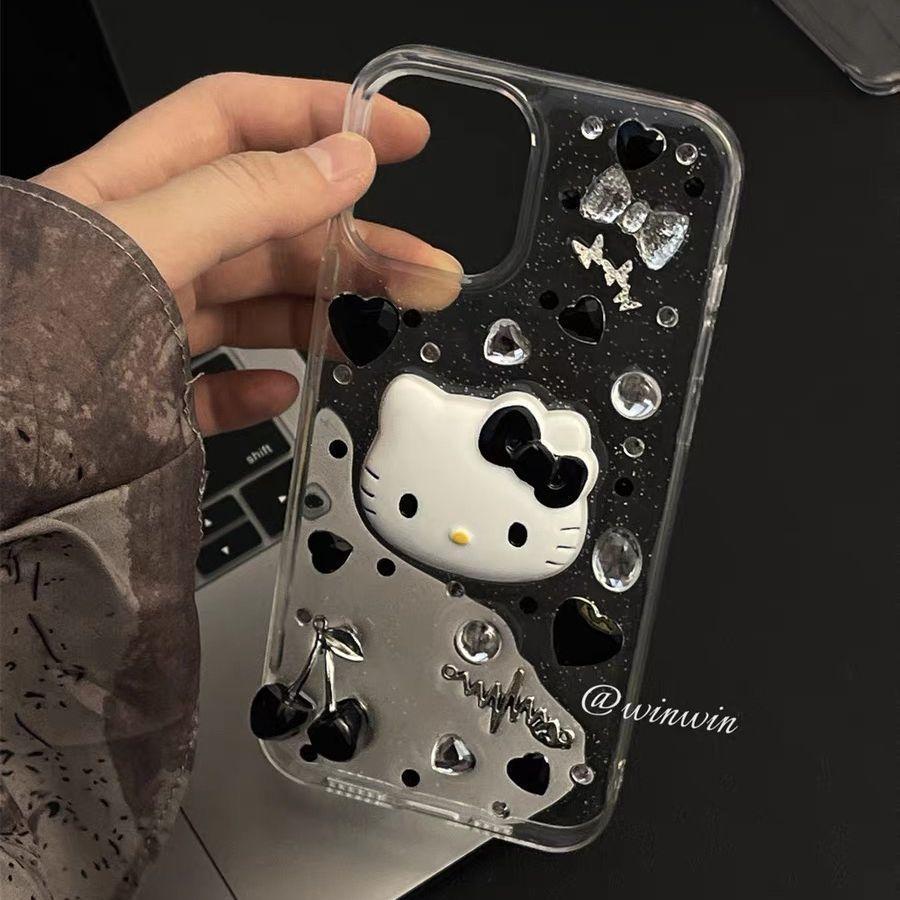 キティちゃん iphone17 promaxケースさくらんぼ iphone16ケース