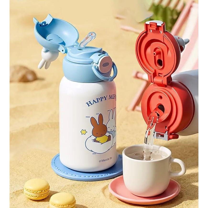 ミッフィー 水筒 ミッフィーちゃん 500ml 子供 大人 蓋付き ストロ