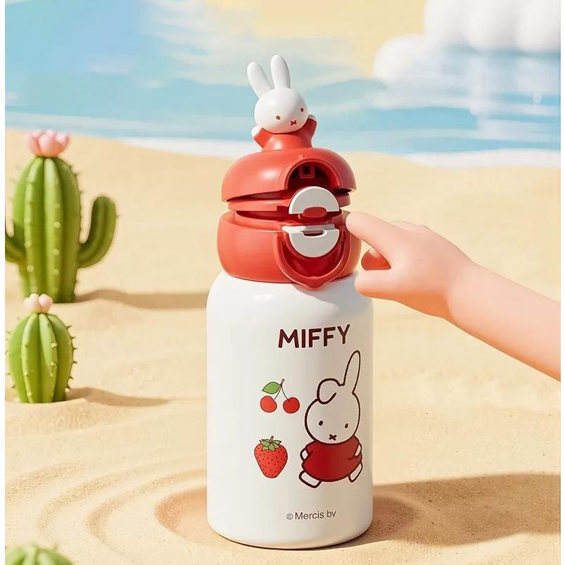 ミッフィー 水筒 ミッフィーちゃん 500ml 子供 大人 蓋付き ストロ