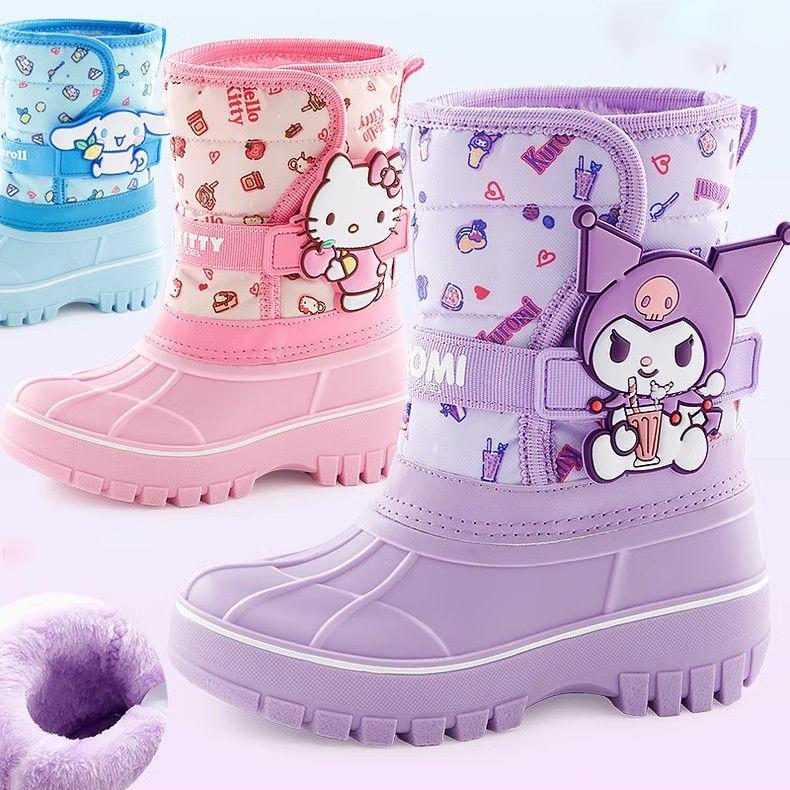 クロミ ちゃん スノーブーツ シナモロール 子供 キッズ ブーツ