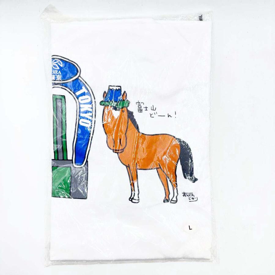 中古・未使用品】東京競馬場 おがわじゅり Tシャツ L 来場ポイント JRA