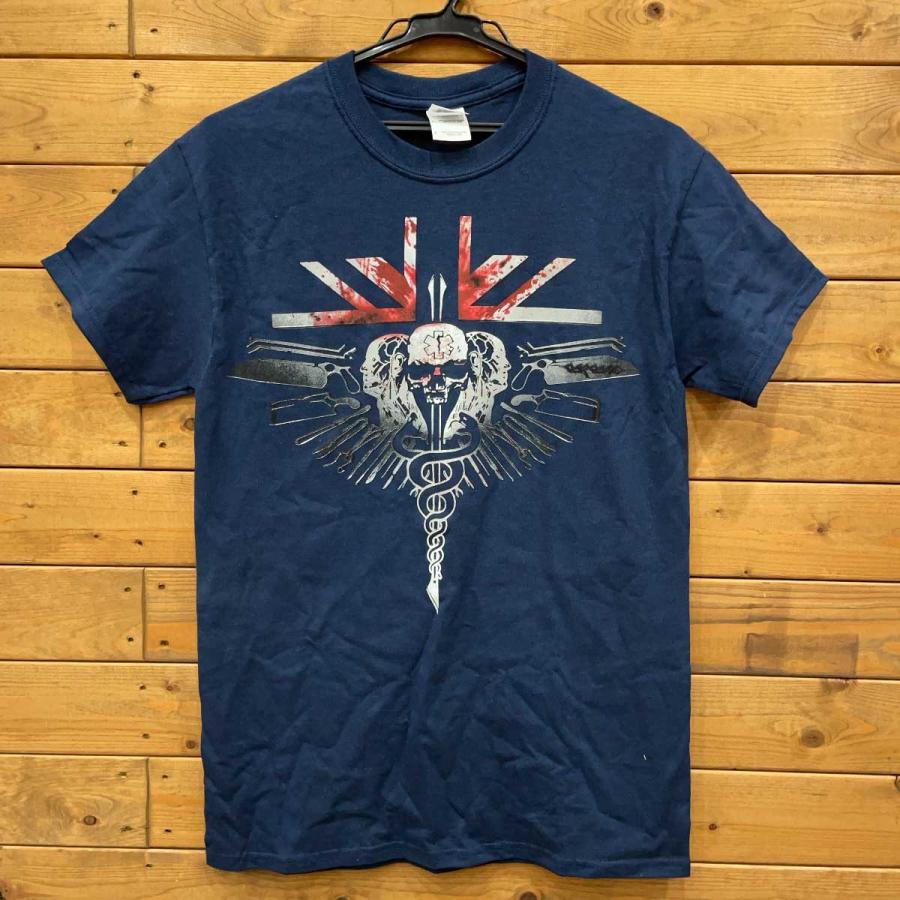 中古】CARCASS カーカス 2013 LOUD PARK Tシャツ S ネイビー 