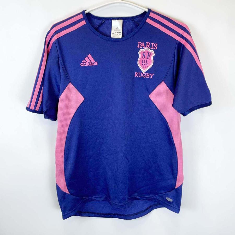 中古】アディダス ラグビー Stade Francais Paris スタッド フランセ