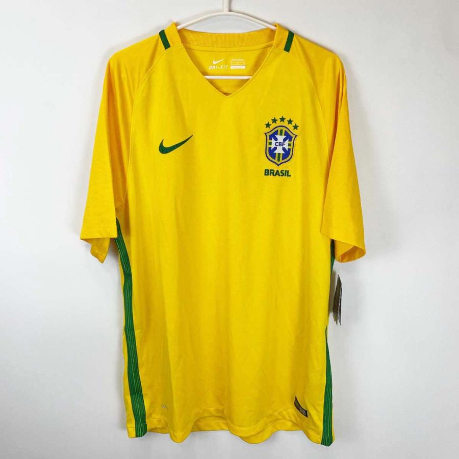 Nike ブラジル代表シャツ イエローサイズＬ （中古） Nike ブラジル代表シャツ イエローサイズL （中古） Nike ブラジル