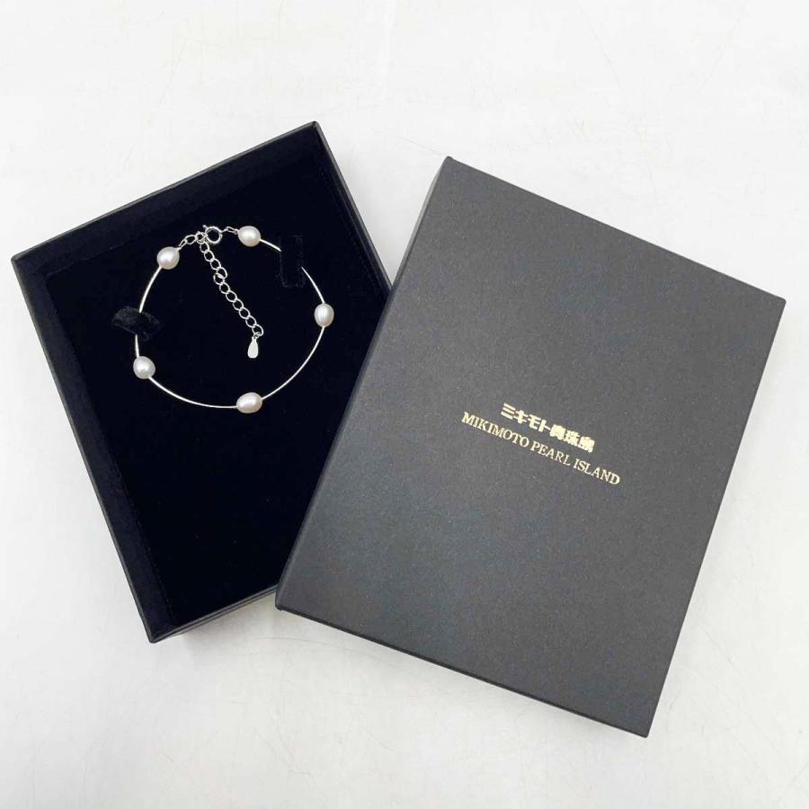 御木本真珠島　Mikimoto Pearl  真珠ブレスレット 中古】ミキモト 真珠島 ブレスレット パール レディース : カウカウ