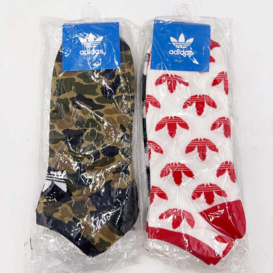 【中古・未使用品】[2点セット] アディダス ソックス 靴下 2足組 27-29cm メンズ ADIDAS