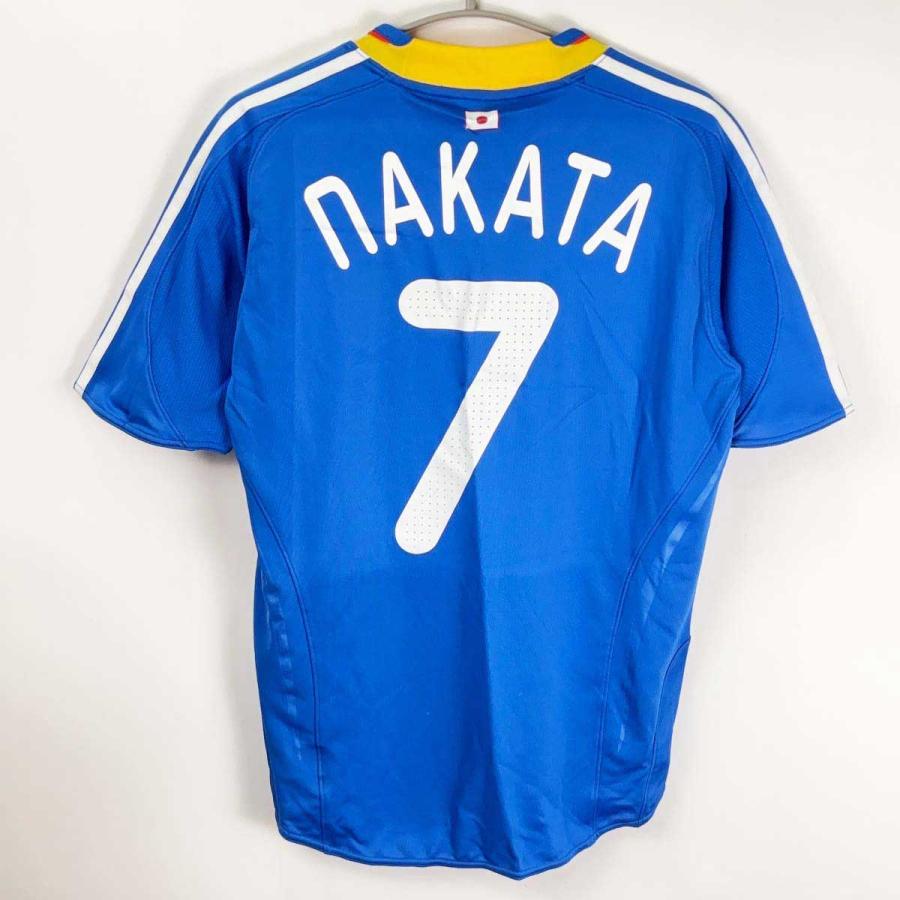 未使用 サッカー adidas 直筆サイン入 日本代表 ユニフォーム 中田英寿