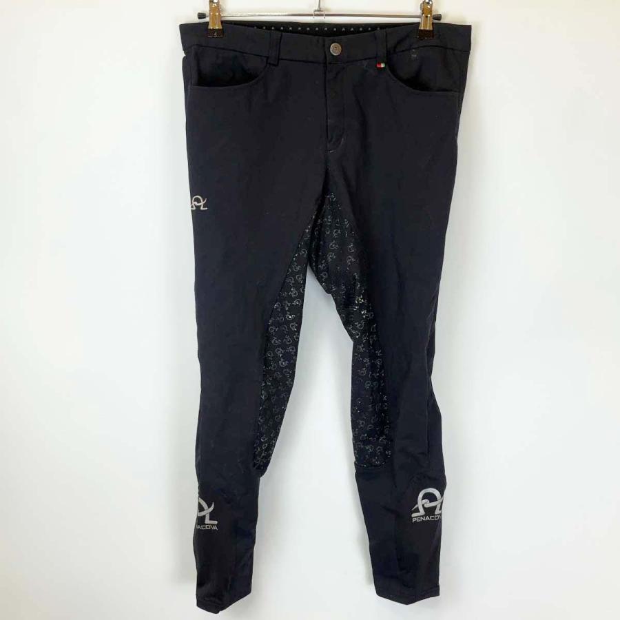 中古】PENACOVA キュロット 乗馬パンツ サイズ33 ブラック ズボン