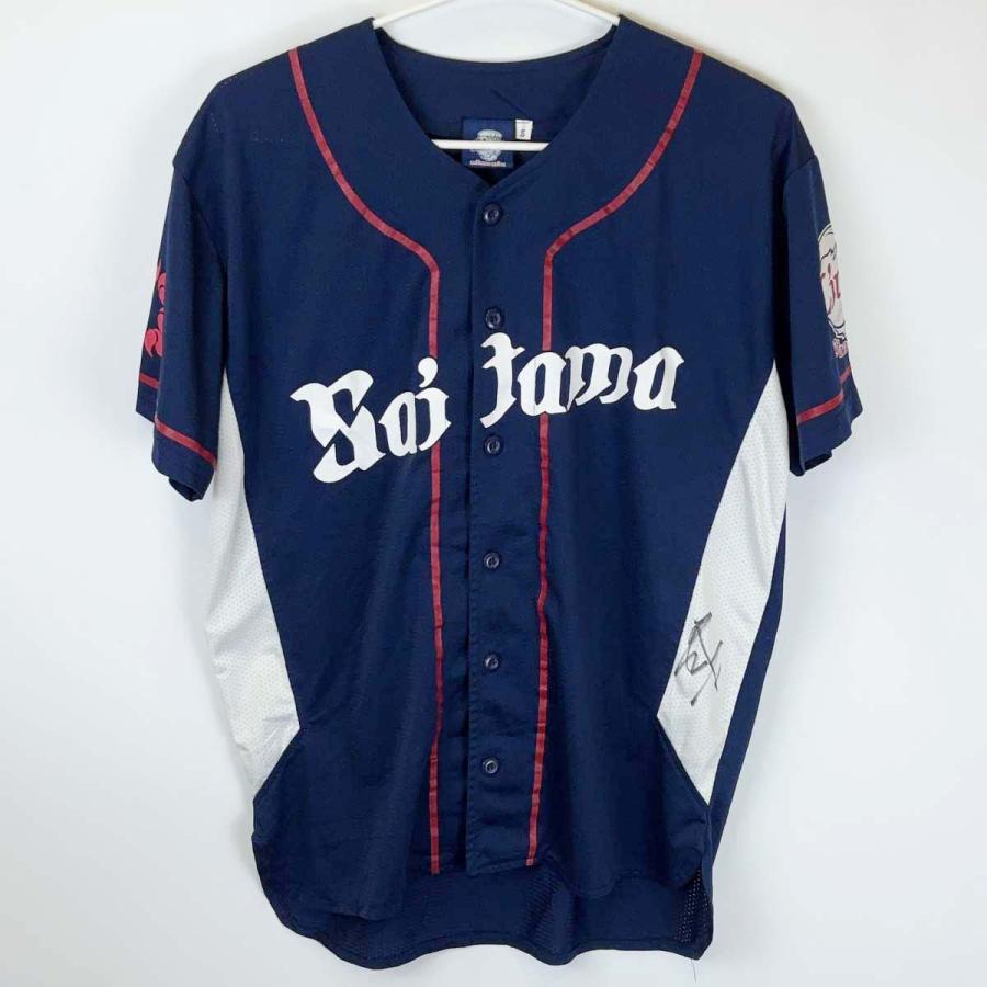 中古】埼玉西武ライオンズ 2013-17 ビジター ユニフォーム 直筆