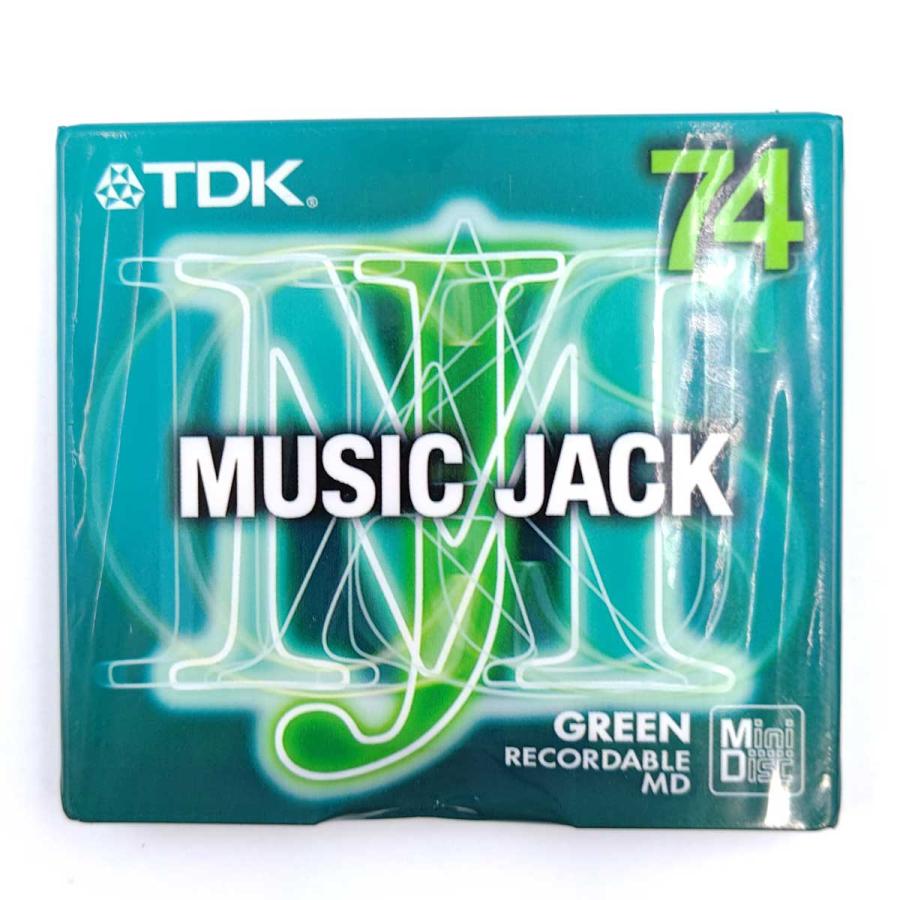 中古・未使用品】TDK 録音用ミニディスク MD-MJ74GN 録音時間 74分