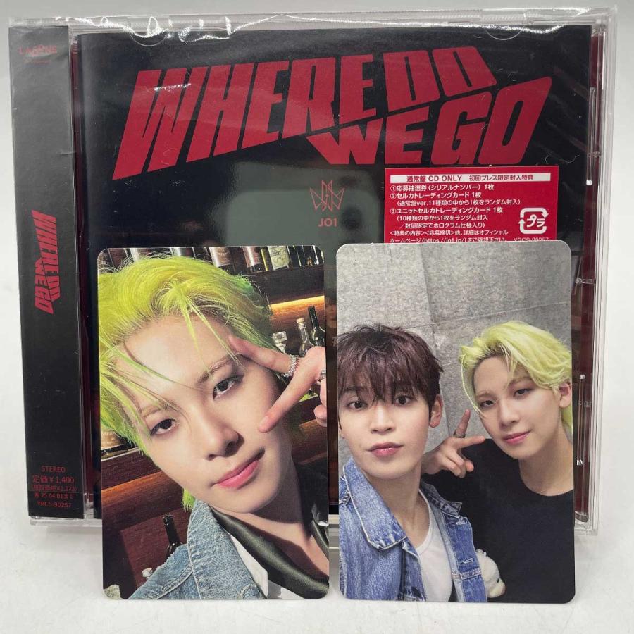 中古】JO1 CD WHERE DO WE GO セルカ トレカ付 川尻蓮 與那城奨 YRCS 