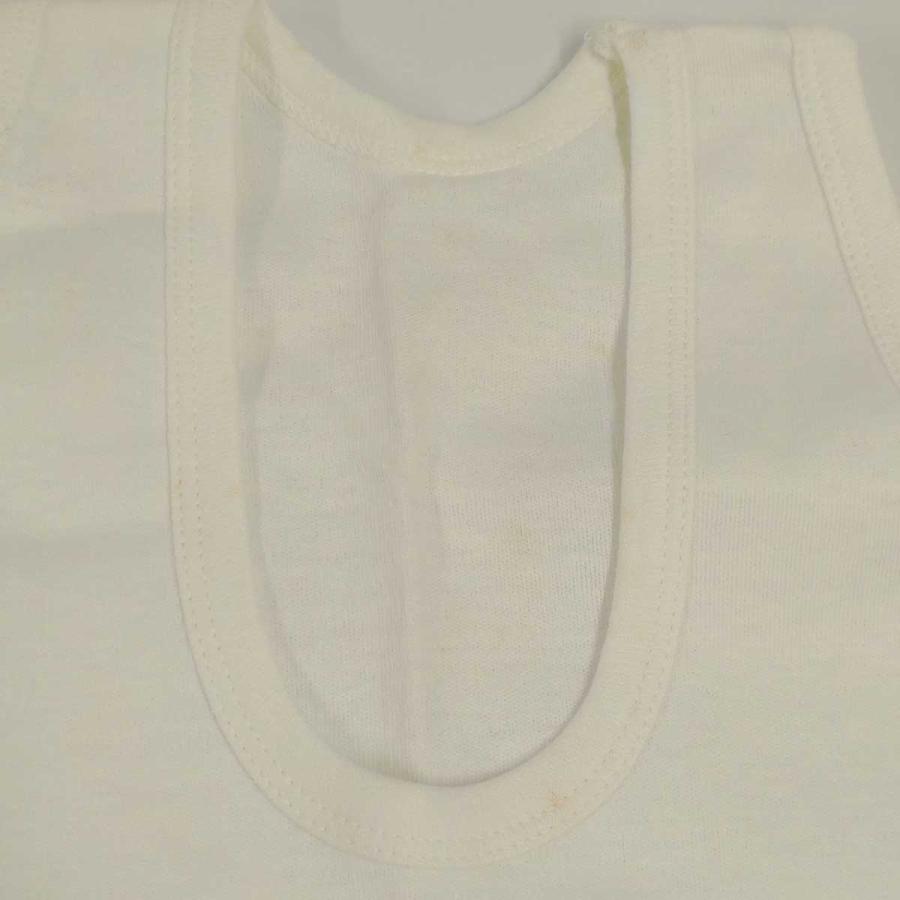 【中古】DKS タンクトップ ランニングシャツ S ホワイト ユニセックス ヴィンテージ デットストック レトロ｜kaucowking｜04