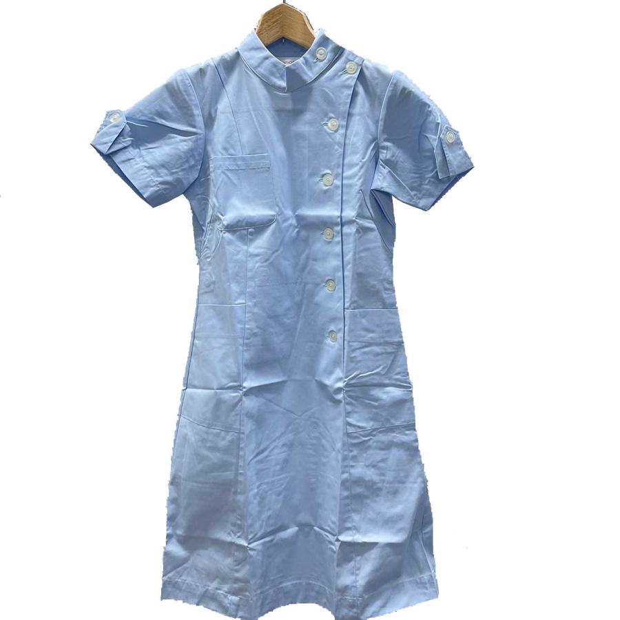 中古・未使用品】soinscreer 看護服 介護服 フォーク サックス S 2321 