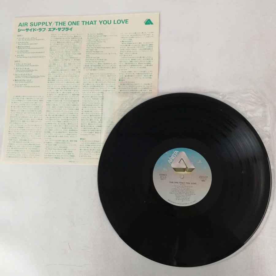 中古】LP 帯付 エア・サプライ(AIR SUPPLY) シーサイド・ラブ The One
