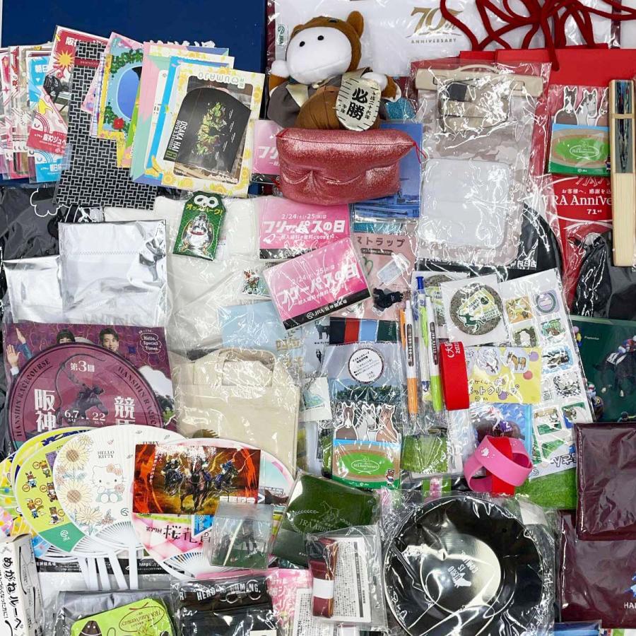 競馬グッズ　まとめ　バラ売り可能 中古】[大量セット] JRA 競馬グッズ バッグ クリアファイル タオル