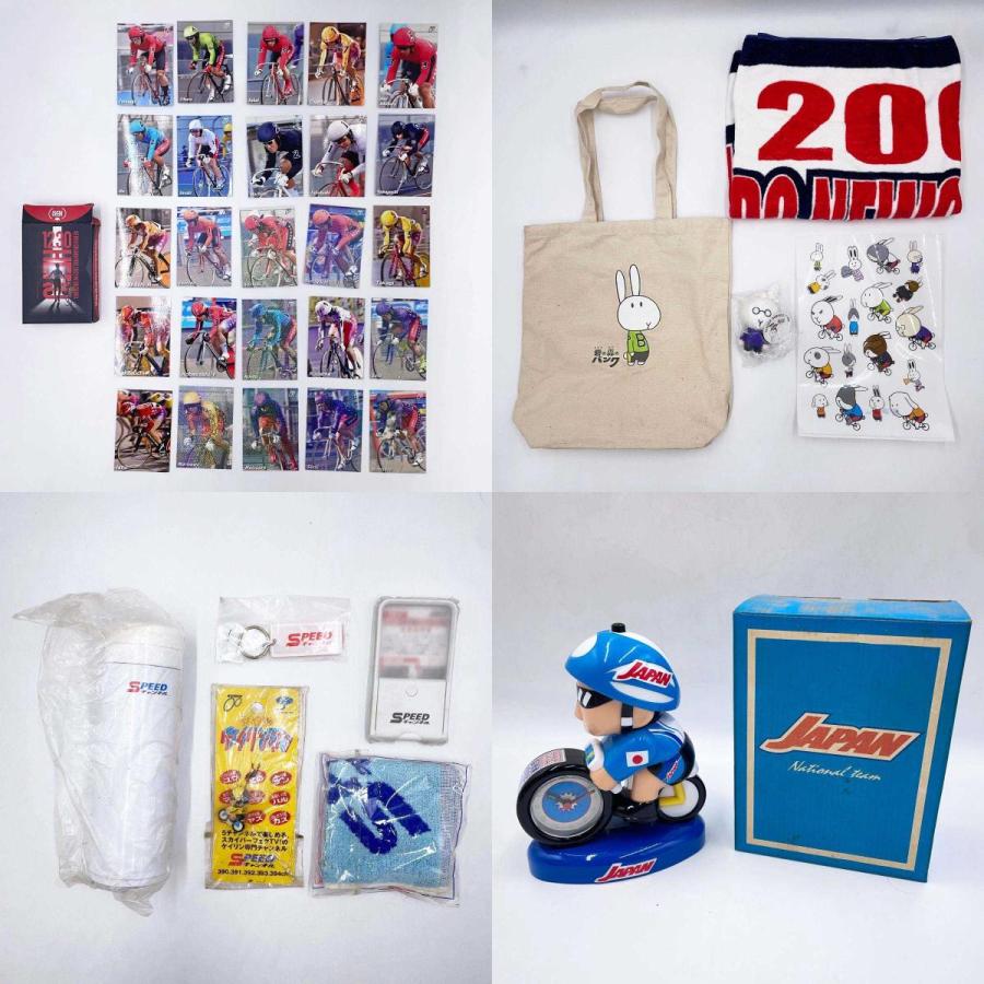 中古】[大量セット] 競輪グッズ まとめて サイン色紙 実使用