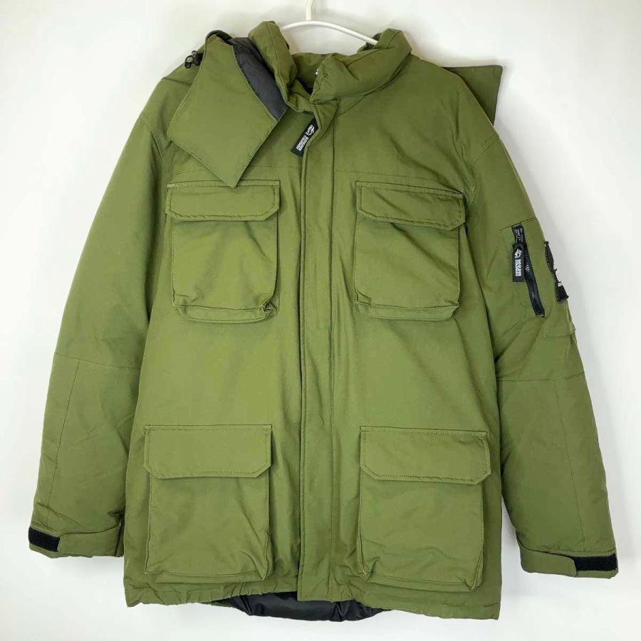 中古】CAMP7 キャンプ7 EXPLORER ダウンジャケット M オリーブ メンズ 