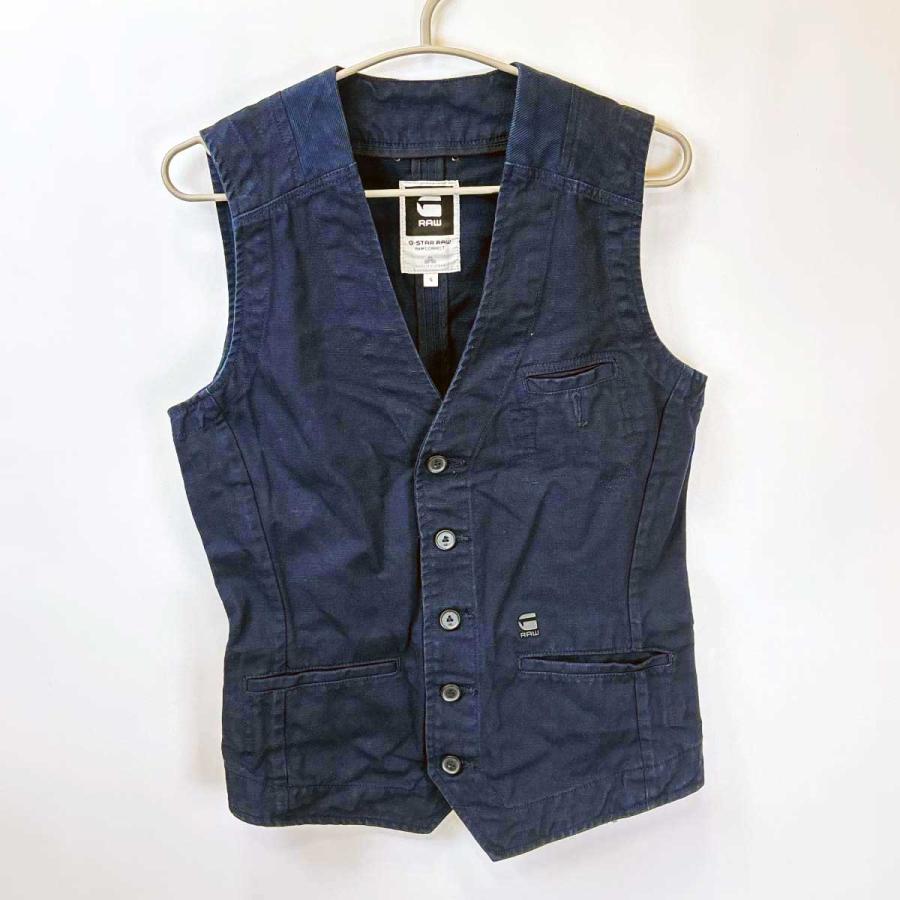 中古】G-STAR RAW ジースターロウ CORRECT LENS GILET ジレ ベスト