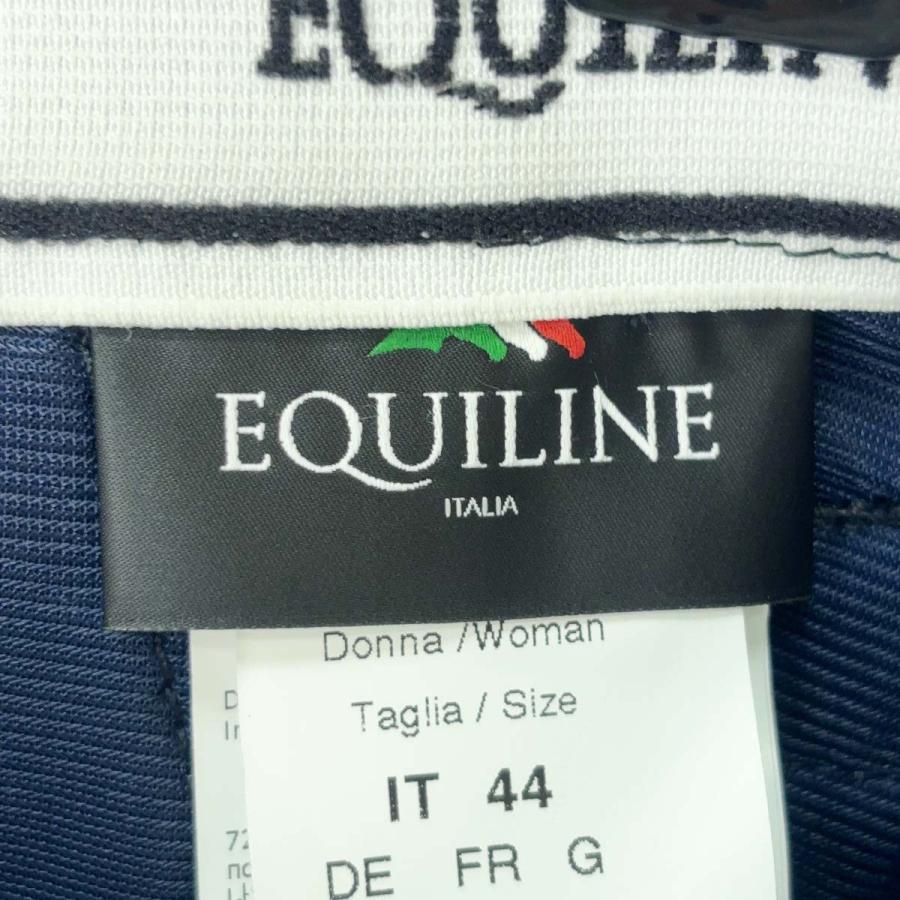 【未使用】EQUILINE エクイライン JULIK FullGrip B-MOVE textile  スリムフィット フルグリップ キュロット I44 ネイビー N08895 レディース 乗馬 馬術 中古・未使用品】EQUILINE エクイライン JULIK FullGrip B-MOVE