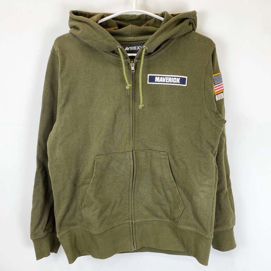中古】アヴィレックス ジップパーカー トップガン マーヴェリック F 