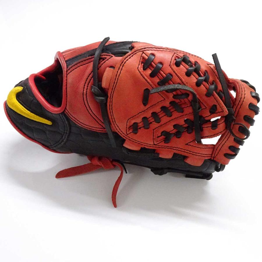 中古】ナイキ 右投げ 内野 軟式野球グローブ シグネチャー 岩村モデル 