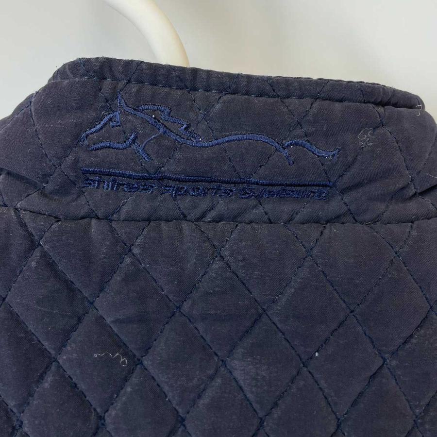 【未使用】Shires シャイヤー MONTREAL WAISTCOAT ベスト ウエストコート M ネイビー レディース 乗馬 馬術 中古】Shires Equestrian ナイロン ベスト シャイヤー M ネイビー
