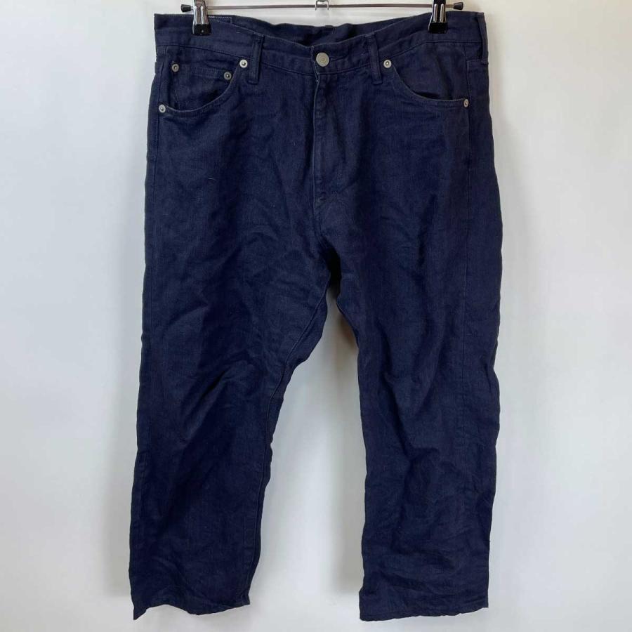 中古】EEL products イール プロダクツ 夏の砂浜デニム パンツ リネン 