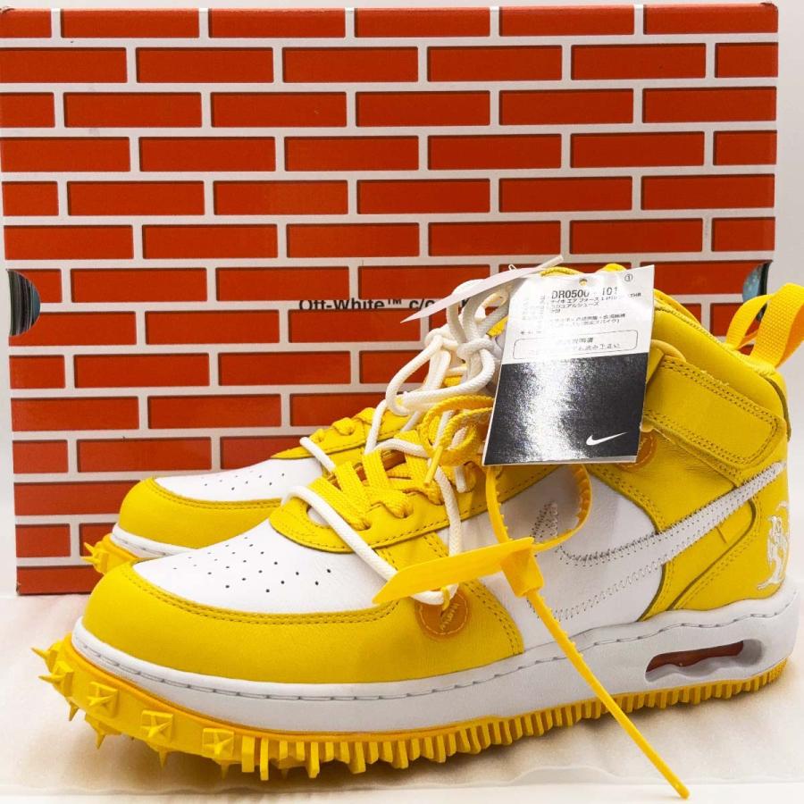 中古・未使用品】ナイキ Off-White オフホワイト Air Force 1 Mid SP