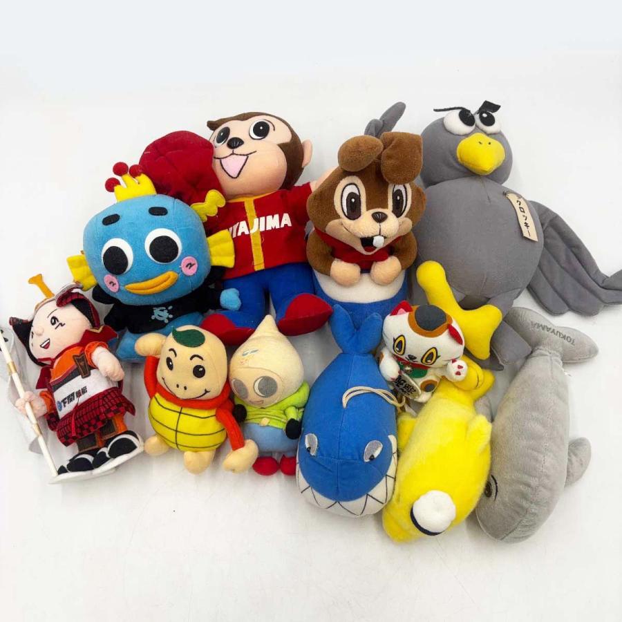 ボートレース　ぬいぐるみ 中古】[11点セット] 競艇 ボートレース マスコットぬいぐるみ モンタ