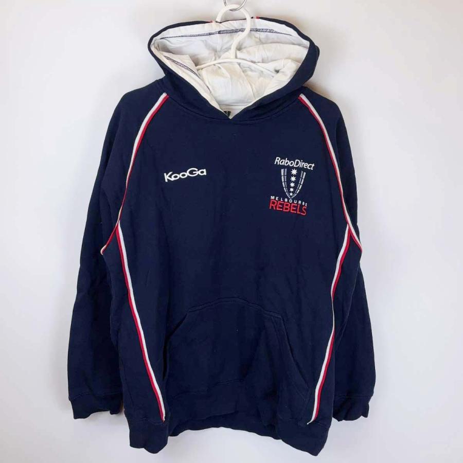 MELBOURNE REBELS メルボルン レベルズ スーパーラグビー プルオーバー パーカー L ネイビー 中古】MELBOURNE REBELS メルボルン レベルズ スーパーラグビー プル