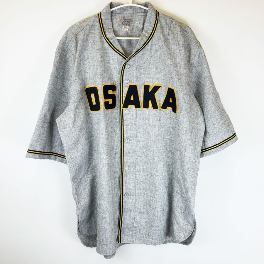 EBBETS FIELD FLANNELS 阪神タイガース 復刻 ユニフォーム #1ヴィンテージ XL エベッツフィールドフランネルズ 大阪タイガース NPB プロ野球 中古】EBBETS FIELD FLANNELS 阪神タイガース 復刻 ユニフォーム #1