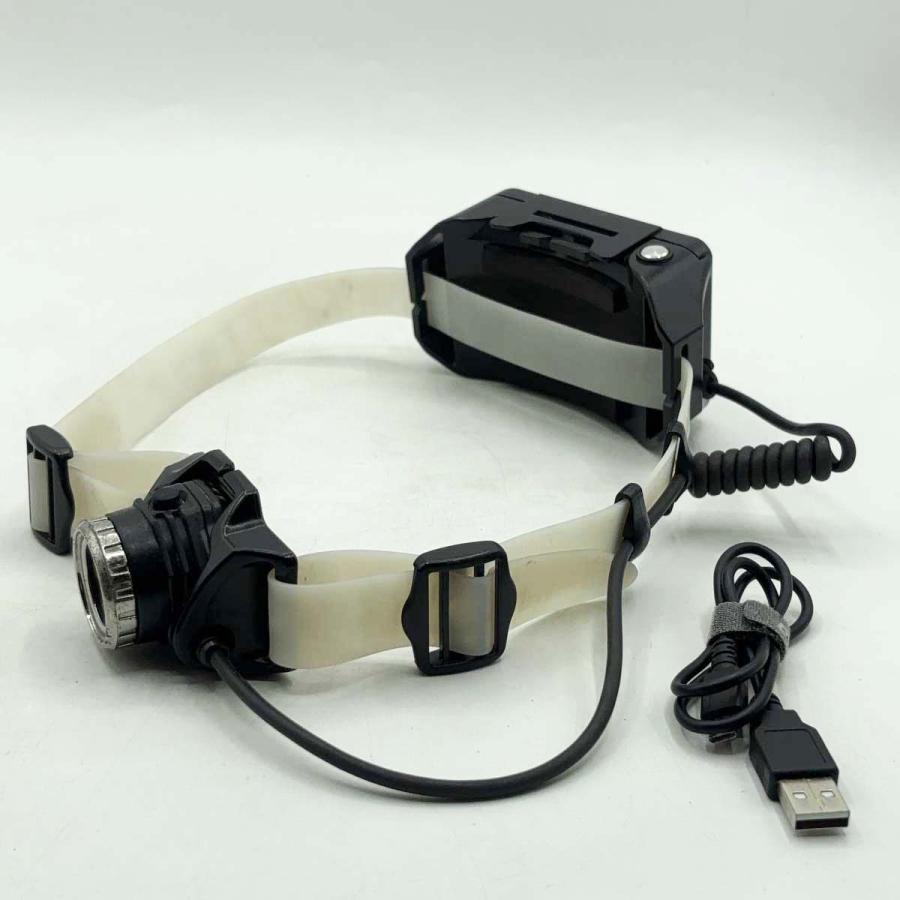 中古】ジェントス Gシリーズ ヘッドライト LED GH-103RG GENTOS 充電池