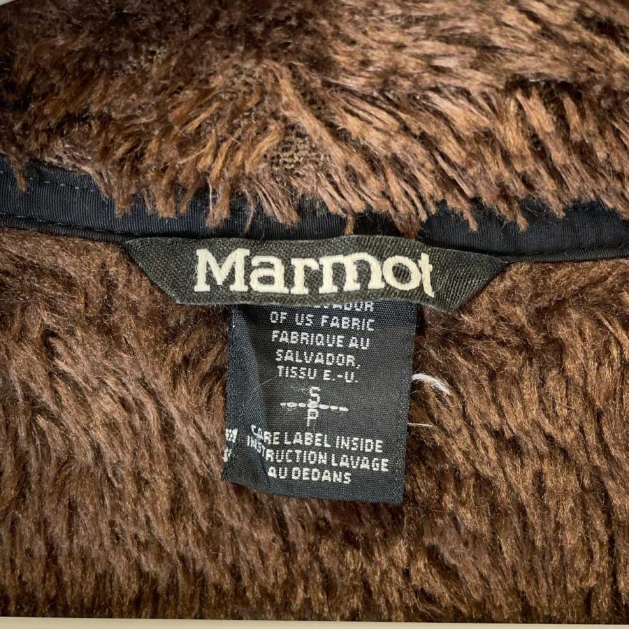 マーモット フリースジャケット S ブラウン レディース Marmot アウトドアウェア 中古】マーモット フリースジャケット S ブラウン レディース Marmot