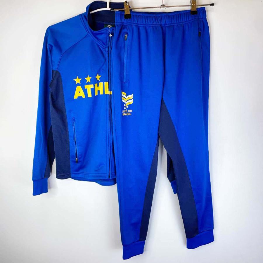 中古】[上下セット] アスレタ ジャージ トレーニングウェア ジャケット