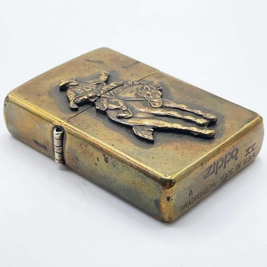 美術品・アンティーク・コレクション Marlboro Zippo カウボーイ 箱付